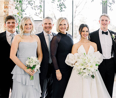Dr. Anderson and his family